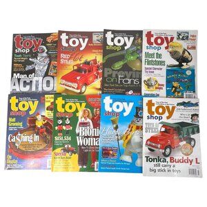 Toy Shop Magazine Lot Of 8 Issues 2007 - 2008 Retro Action Figures Collectibles